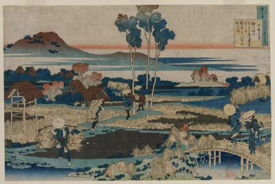 Poem by Emperor Tenchi, from the series One Hundred Poems by One…, 1835